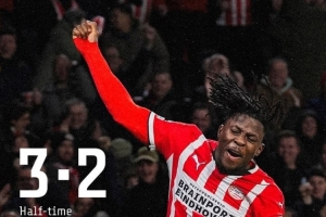 前25分钟0球但半场打进5球，利物浦vs埃因霍温是欧冠历史首场