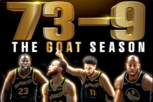 9年前的今天：勇士73胜9负打破公牛纪录 创历史单赛季最佳战绩