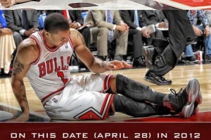 2012年的今天：罗斯左膝十字韧带撕裂 公牛最终被76人黑八