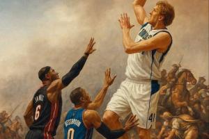 😤诺天王封神一冠！美媒：11年的冠军是NBA历史上最难冠军🔥