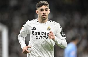 巴尔韦德为皇马世俱杯打进4球追平本泽马，仅次于C罗、贝尔的6球