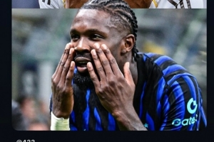 好兄弟！姆巴佩转发自己与图拉姆庆祝动作对比照，并@图拉姆