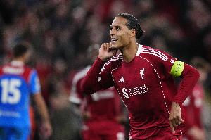 范迪克：德比永远特别期待取得积极成果 高兴看到伊萨克完成首秀