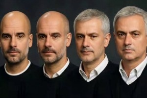 今日趣图：中锋踢后卫、禁区摆大巴，瓜帅最终成了穆帅的样子~