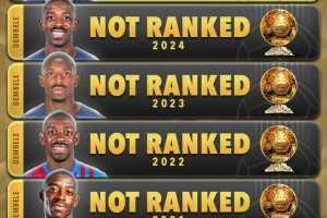 一飞冲天，登贝莱此前从未入围金球奖候选，今年一举夺魁