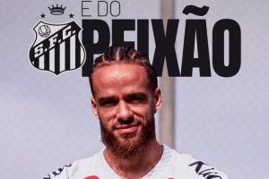 官方：桑托斯签下25岁尼斯前锋布拉希米，签约至2026年底